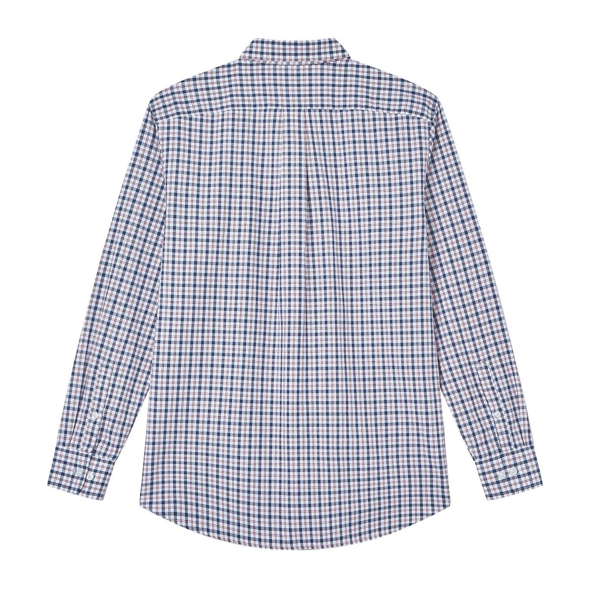 Giordano Men’s Cotton Slim Oxford Shirt with Embroidery - Premium Shirts
