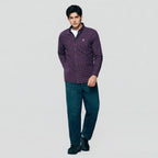 Giordano Men’s Cotton Slim Oxford Shirt with Embroidery - Premium Shirts