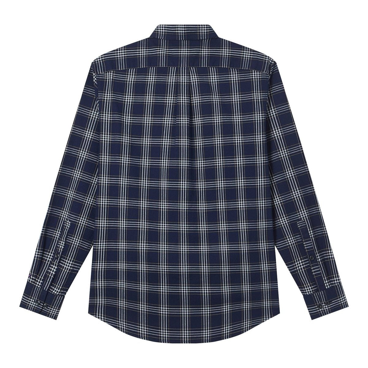 Giordano Men’s Cotton Slim Oxford Shirt with Embroidery - Premium Shirts