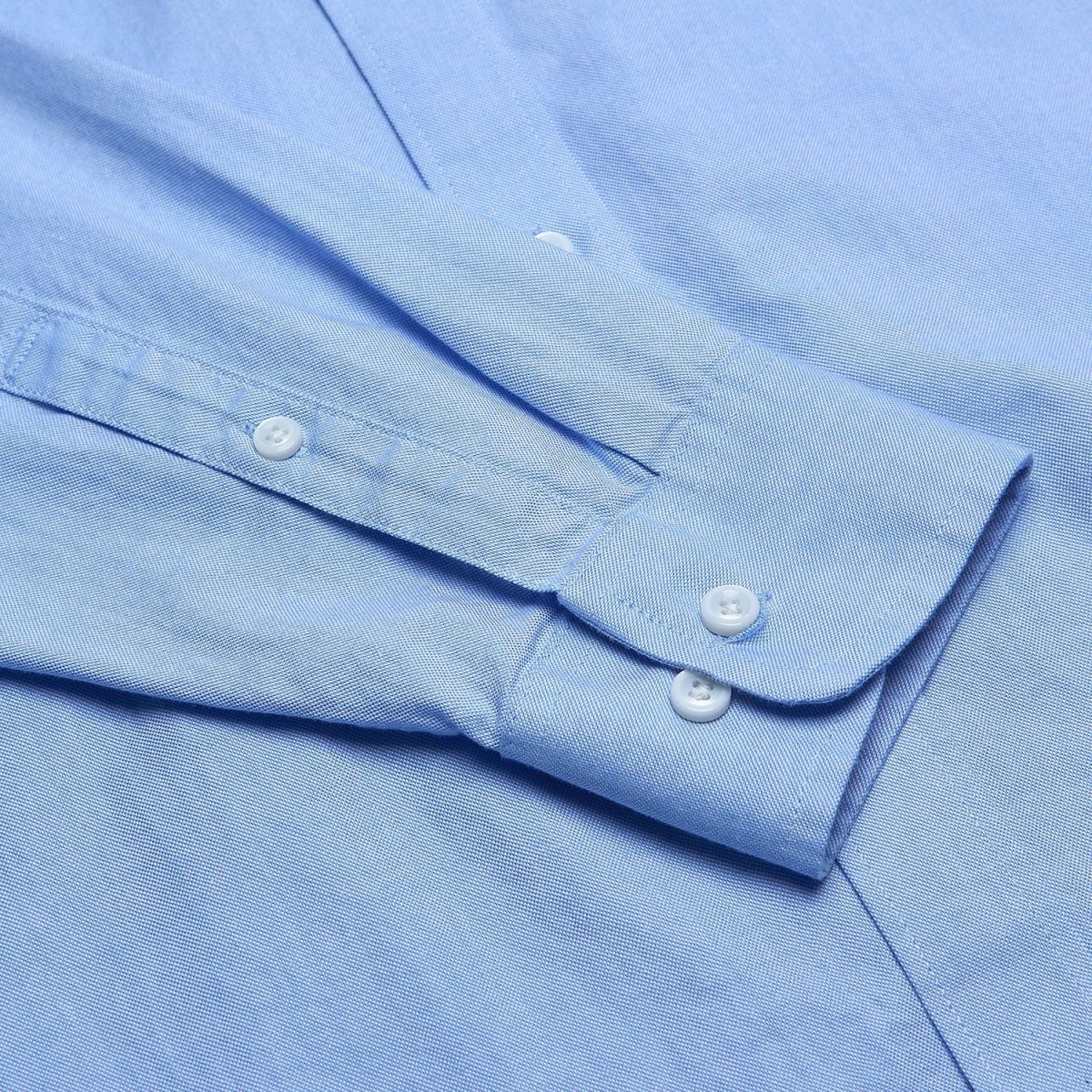 Giordano Men’s Cotton Slim Oxford Shirt with Embroidery - Premium Shirts