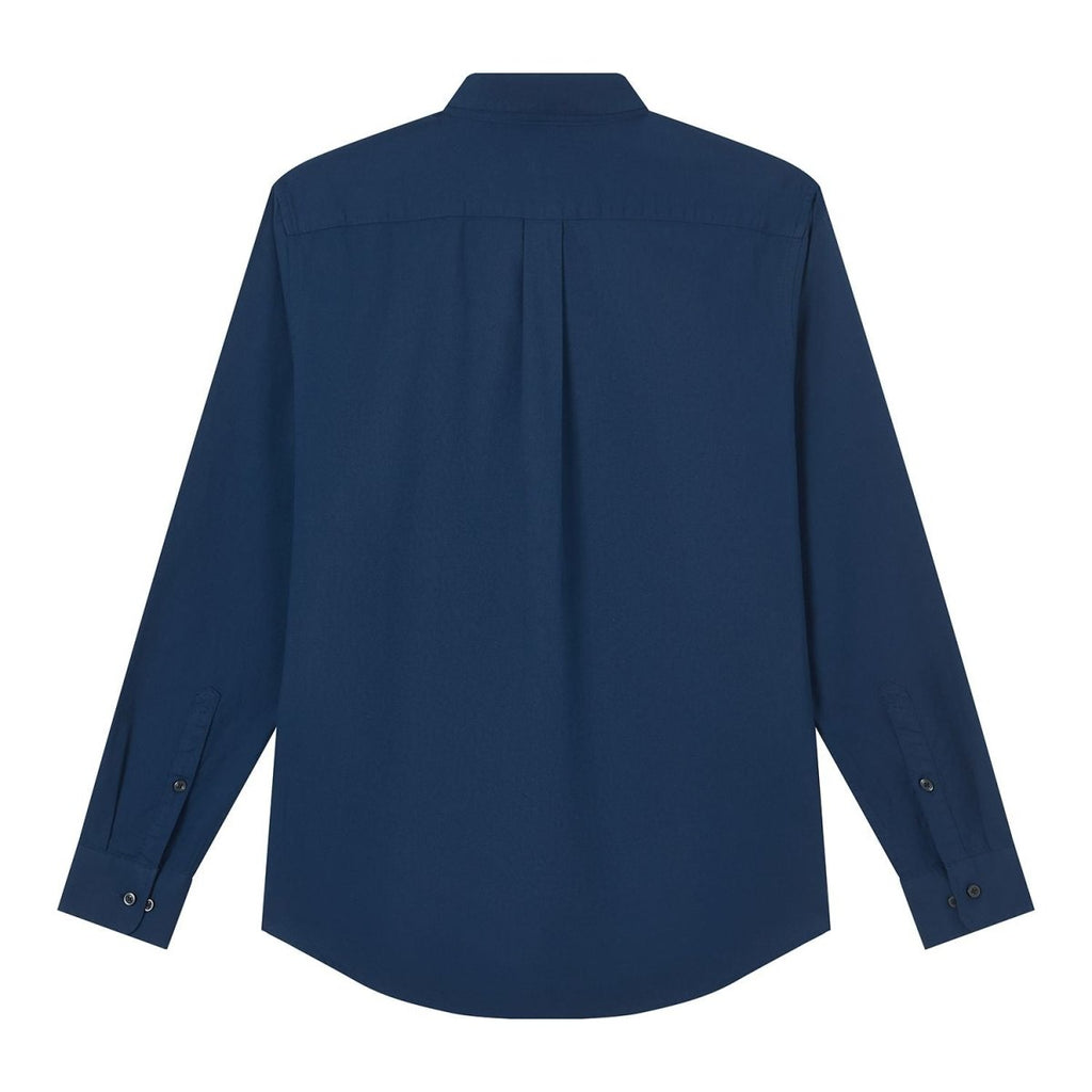 Giordano Men’s Cotton Slim Oxford Shirt with Embroidery - first_variant_option_2 Premium Shirts for Giordano