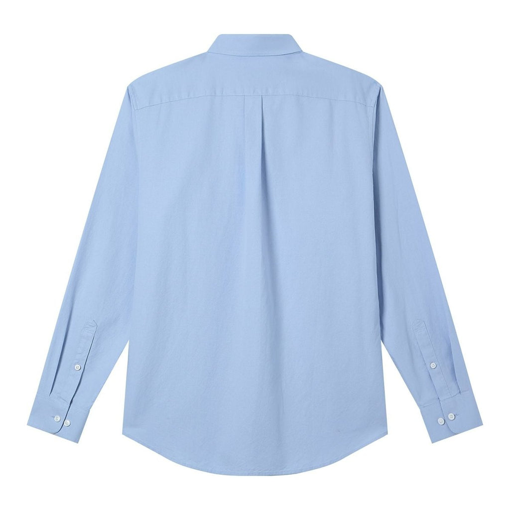Giordano Men’s Cotton Slim Oxford Shirt with Embroidery - first_variant_option_2 Premium Shirts for Giordano