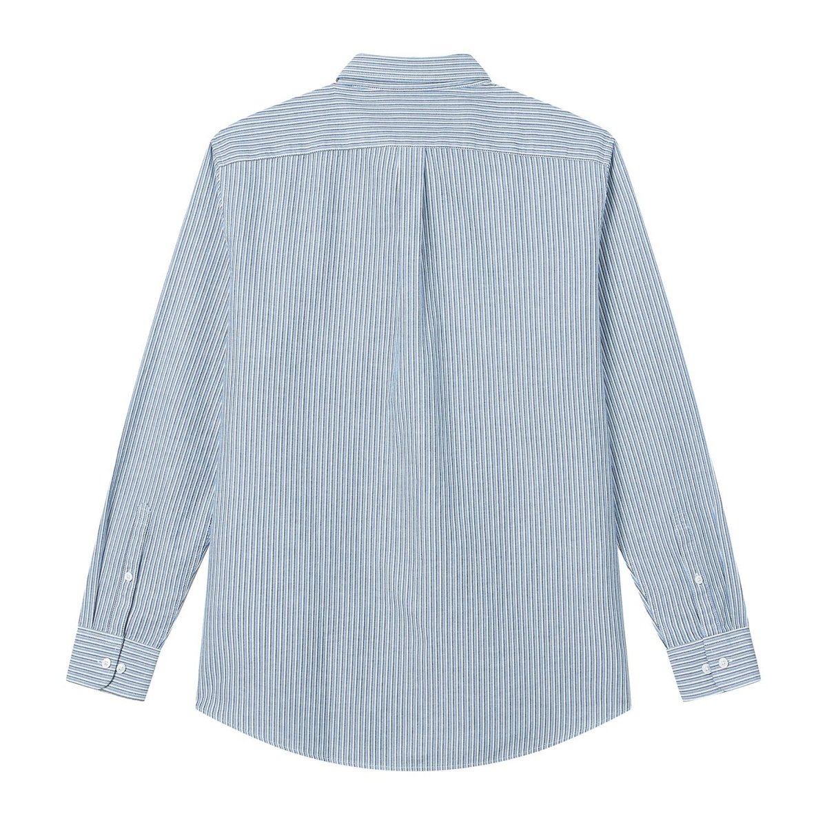Giordano Men’s Cotton Slim Oxford Shirt with Embroidery - Premium Shirts