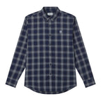Giordano Men’s Cotton Slim Oxford Shirt with Embroidery - Premium Shirts