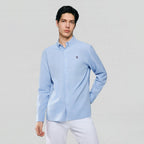 Giordano Men’s Cotton Slim Oxford Shirt with Embroidery - first_variant_option_2 Premium Shirts for Giordano