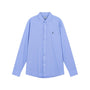 Giordano Men’s Cotton Slim Oxford Shirt with Embroidery - Premium Shirts