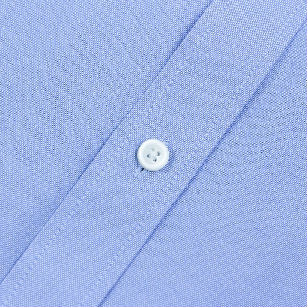 Giordano Men’s Cotton Slim Oxford Shirt with Embroidery - Premium Shirts