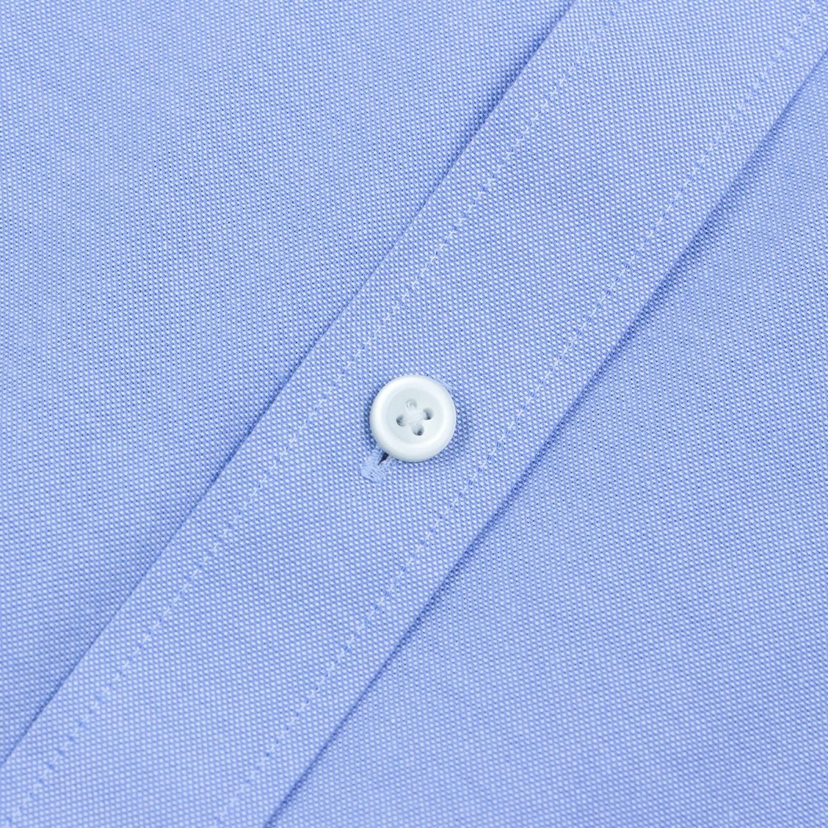 Giordano Men’s Cotton Slim Oxford Shirt with Embroidery - Premium Shirts