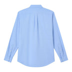 Giordano Men’s Cotton Slim Oxford Shirt with Embroidery - Premium Shirts