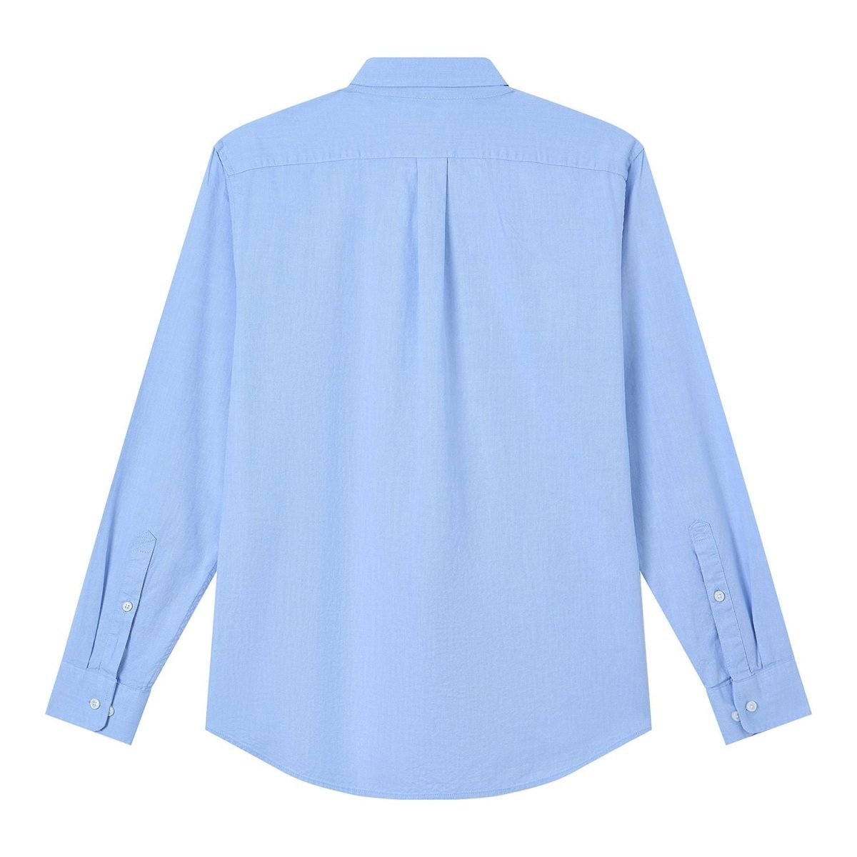 Giordano Men’s Cotton Slim Oxford Shirt with Embroidery - Premium Shirts