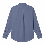 Giordano Men’s Cotton Slim Oxford Shirt with Embroidery - Premium Shirts