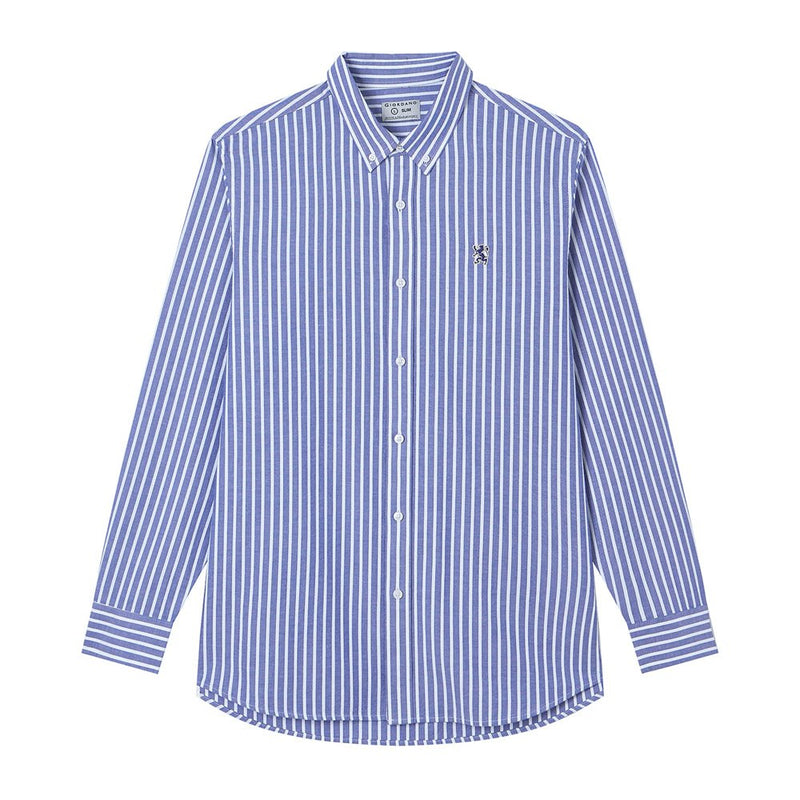 Giordano Men’S Cotton Slim Oxford Shirt With Embroidery - first_variant_option_2 Premium Shirt for Giordano