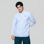 Giordano Men’s Cotton Slim Oxford Shirt with Embroidery - Premium Shirts