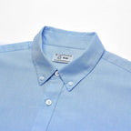 Giordano Men’s Cotton Slim Oxford Shirt with Embroidery - Premium Shirts