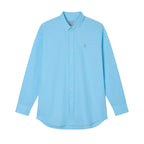 Giordano Men’s Cotton Slim Oxford Shirt with Embroidery - Premium Shirts
