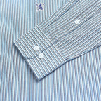 Giordano Men’s Cotton Slim Oxford Shirt with Embroidery - Premium Shirts