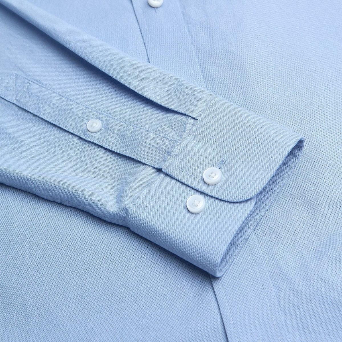 Giordano Men’s Cotton Slim Oxford Shirt with Embroidery - first_variant_option_2 Premium Shirts for Giordano