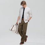 Giordano Men’s Cotton Slim Oxford Shirt with Embroidery - first_variant_option_2 Premium Shirts for Giordano