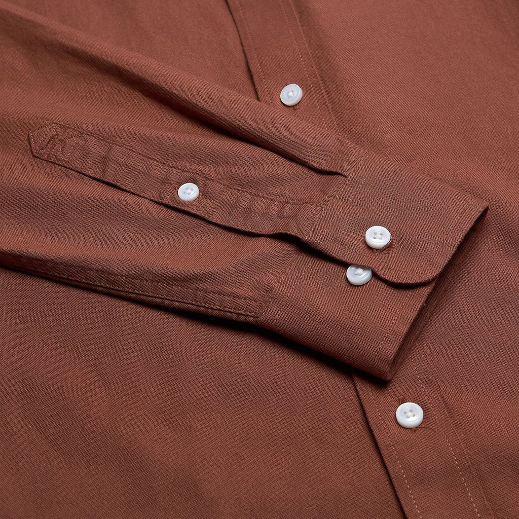 Giordano Men’s Cotton Slim Oxford Shirt with Embroidery - first_variant_option_2 Premium Shirts for Giordano