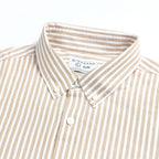 Giordano Men’s Cotton Slim Oxford Shirt with Embroidery - Premium Shirts
