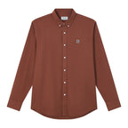 Giordano Men’s Cotton Slim Oxford Shirt with Embroidery - first_variant_option_2 Premium Shirts for Giordano