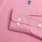 Giordano Men’s Cotton Slim Oxford Shirt with Embroidery - first_variant_option_2 Premium Shirts for Giordano
