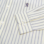 Giordano Men’s Cotton Slim Oxford Shirt with Embroidery - Premium Shirts
