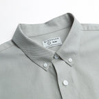 Giordano Men’s Cotton Slim Oxford Shirt with Embroidery - Premium Shirts