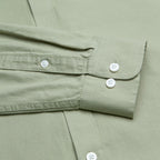 Giordano Men’s Cotton Slim Oxford Shirt with Embroidery - Premium Shirts