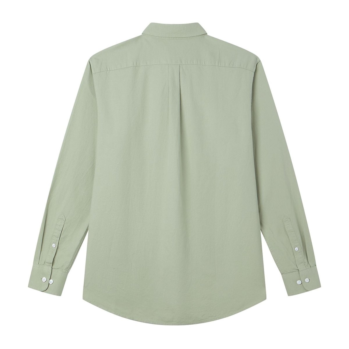 Giordano Men’s Cotton Slim Oxford Shirt with Embroidery - Premium Shirts