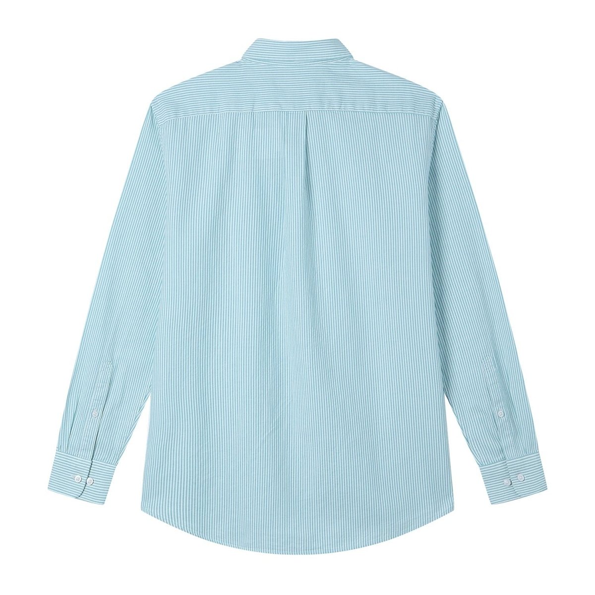 Giordano Men’s Cotton Slim Oxford Shirt with Embroidery - Premium Shirts