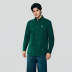 Giordano Men’s Cotton Slim Oxford Shirt with Embroidery - first_variant_option_2 Premium Shirts for Giordano