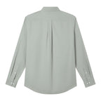 Giordano Men’s Cotton Slim Oxford Shirt with Embroidery - Premium Shirts