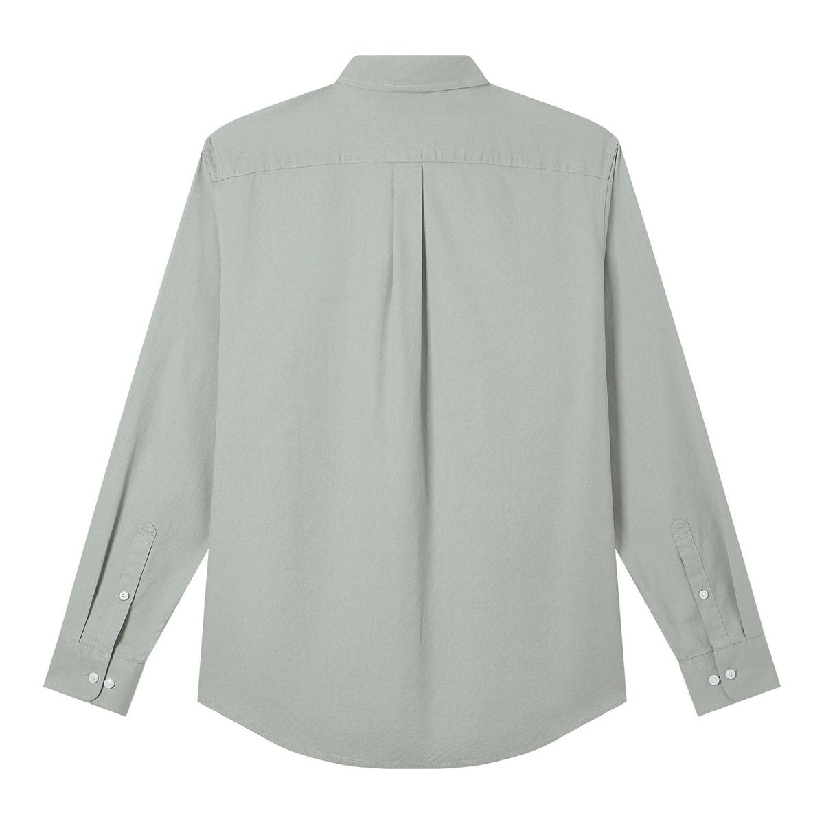 Giordano Men’s Cotton Slim Oxford Shirt with Embroidery - Premium Shirts