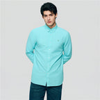 Giordano Men’S Cotton Slim Oxford Shirt With Embroidery - first_variant_option_2 Premium Shirt for Giordano