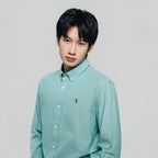Giordano Men’s Cotton Slim Oxford Shirt with Embroidery - first_variant_option_2 Premium Shirts for Giordano