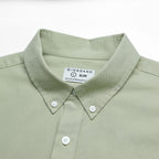 Giordano Men’s Cotton Slim Oxford Shirt with Embroidery - Premium Shirts