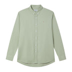 Giordano Men’s Cotton Slim Oxford Shirt with Embroidery - Premium Shirts