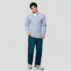 Giordano Men’s Cotton Slim Oxford Shirt with Embroidery - first_variant_option_2 Premium Shirts for Giordano