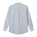 Giordano Men’s Cotton Slim Oxford Shirt with Embroidery - Premium Shirts