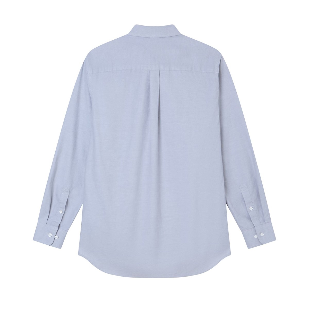 Giordano Men’s Cotton Slim Oxford Shirt with Embroidery - Premium Shirts