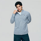 Giordano Men’s Cotton Slim Oxford Shirt with Embroidery - first_variant_option_2 Premium Shirts for Giordano