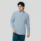 Giordano Men’s Cotton Slim Oxford Shirt with Embroidery - first_variant_option_2 Premium Shirts for Giordano