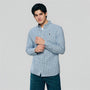 Giordano Men’s Cotton Slim Oxford Shirt with Embroidery - first_variant_option_2 Premium Shirts for Giordano