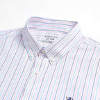 Giordano Men’s Cotton Slim Oxford Shirt with Embroidery - Premium Shirts