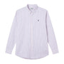 Giordano Men’s Cotton Slim Oxford Shirt with Embroidery - Premium Shirts