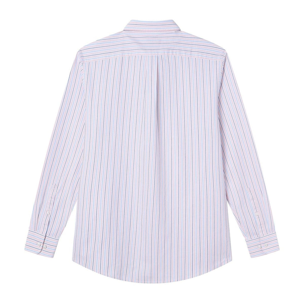 Giordano Men’s Cotton Slim Oxford Shirt with Embroidery - Premium Shirts