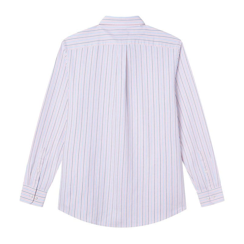 Giordano Men’s Cotton Slim Oxford Shirt with Embroidery - Premium Shirts