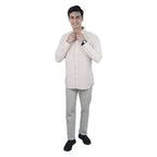 Giordano Men’s Cotton Slim Oxford Shirt with Embroidery - Premium Shirts