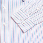 Giordano Men’s Cotton Slim Oxford Shirt with Embroidery - Premium Shirts